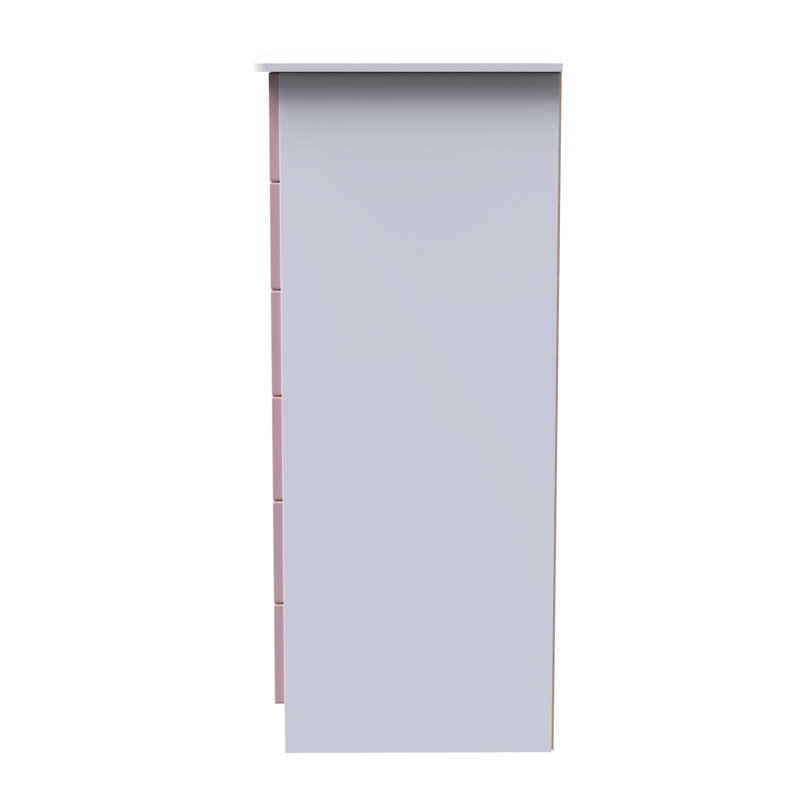 Taetum Manufactured Wood Wardrobe, Pink