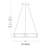 Mies 6 - Light Aluminium Dimmable LED Geometric Chandelier-29994072