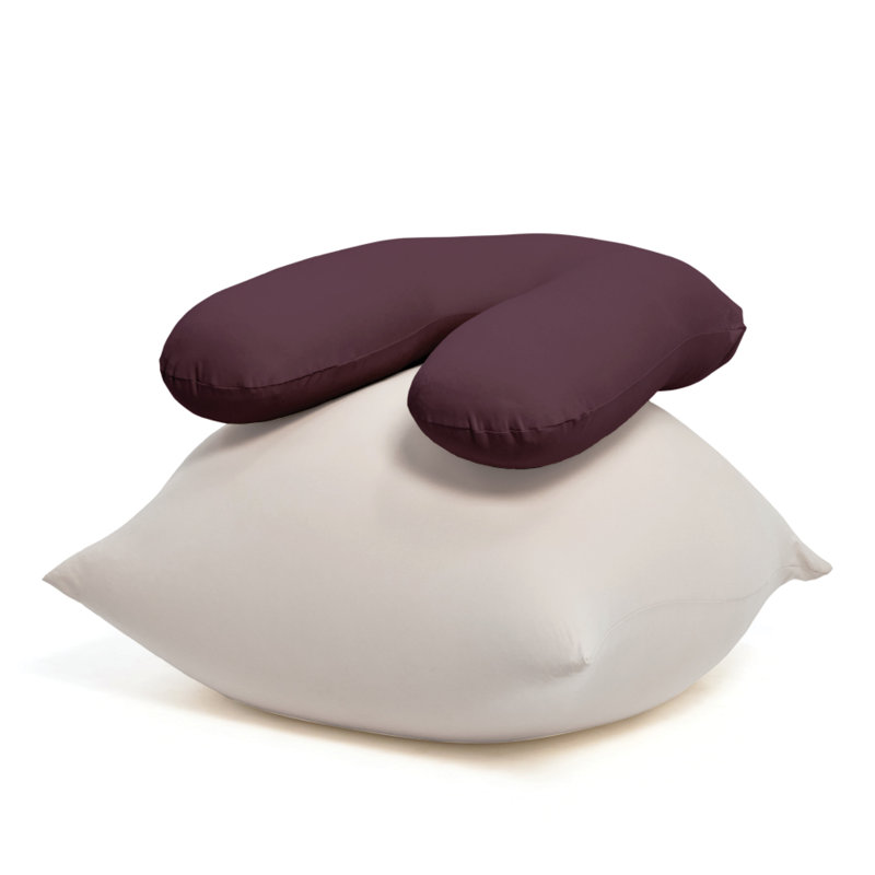 Uli Refillable Bean Bag Set, Aubergine