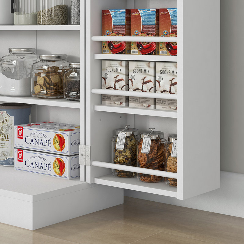 Kruttika Kitchen Pantry, White
