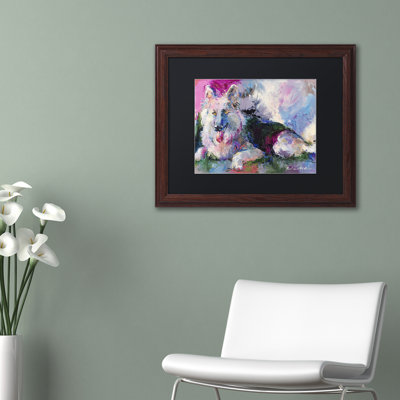 « german berger », reproduction sur toile