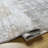 Rectangle Abstract Machine Woven Polyester Area Rug in Gray-67879096