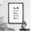 Then There Were Three - Picture Frame Typography-62805490-62805495