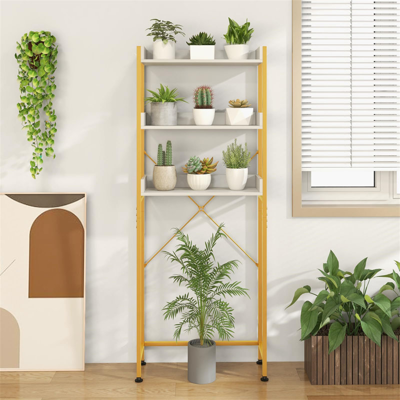 Adiza Freestanding Over The Toilet Storage, Gold