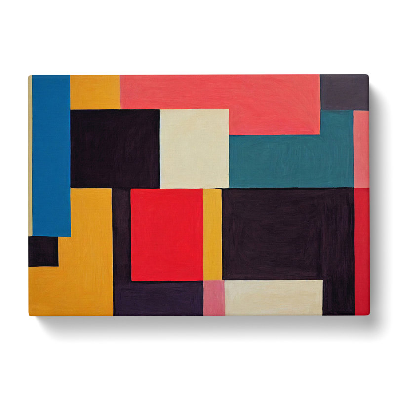 Bauhaus Abstract Vol.2 - Wrapped Canvas Print, 35cm H x 50cm W x 3cm D