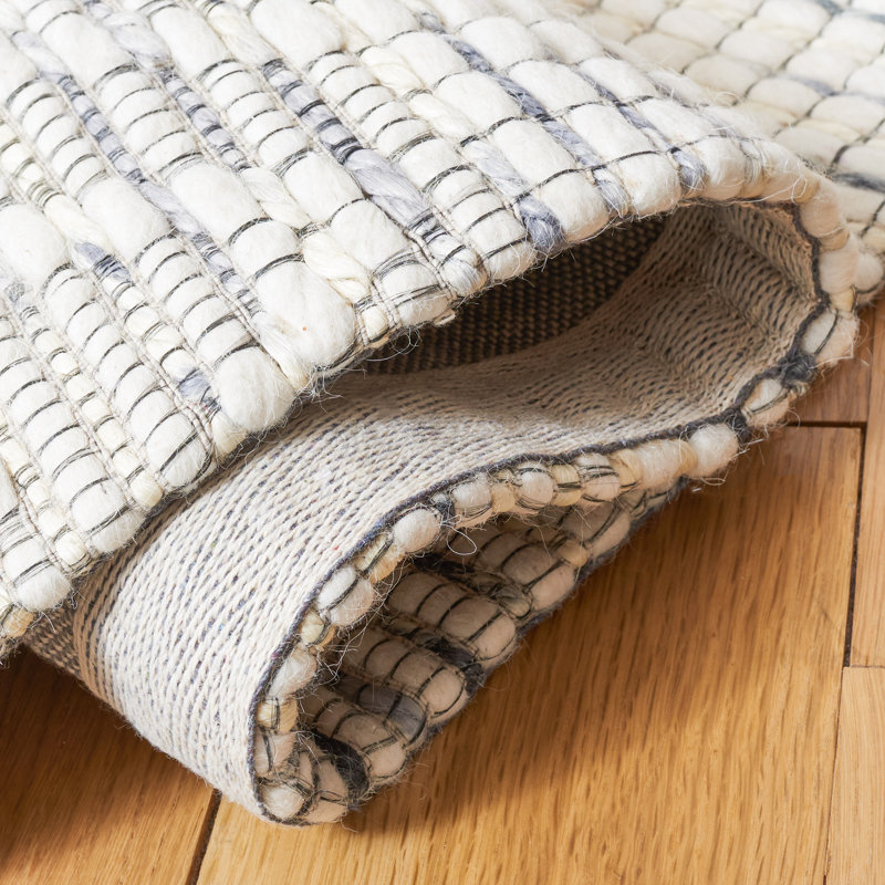 Tapis géométrique tissé à la main Fleeton, Rectangle 3 pi x 5 pi