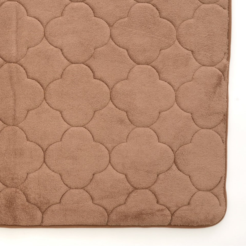 Tapis pour salle de bain Deleo, Fumée de bois, l 21 po x L 34 po
