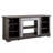 Mantel Stone TV Media Stand With With Faux Stacked Stone Surround, Modern Entertainment Console With Open Storage Space,Grey, 58.31"W*15.39"D*26.06"H-71520664
