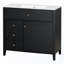 Armoire de rangement autoportante avec tiroirs et tablette réglable-387031573