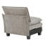 4 modulaires modulaires au design moderne avec mousse haute et coussins de dossier réversibles, 4 tissus contemporains en chenille, coussins d'accoudoirs réglables, pieds exposés
