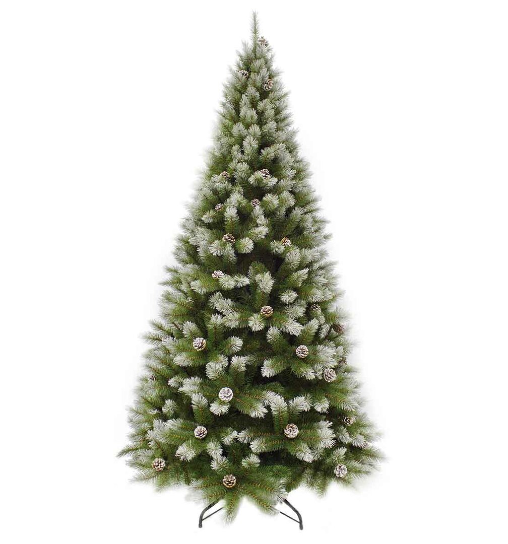 Künstlicher Weihnachtsbaum 259 cm Grün mit Ständer