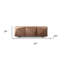 Table buffet 87 "en bois de noyer sculpté avec trois portes