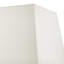 30cm H Faux Silk Square Lamp Shade ( Screw On ) in Ivory