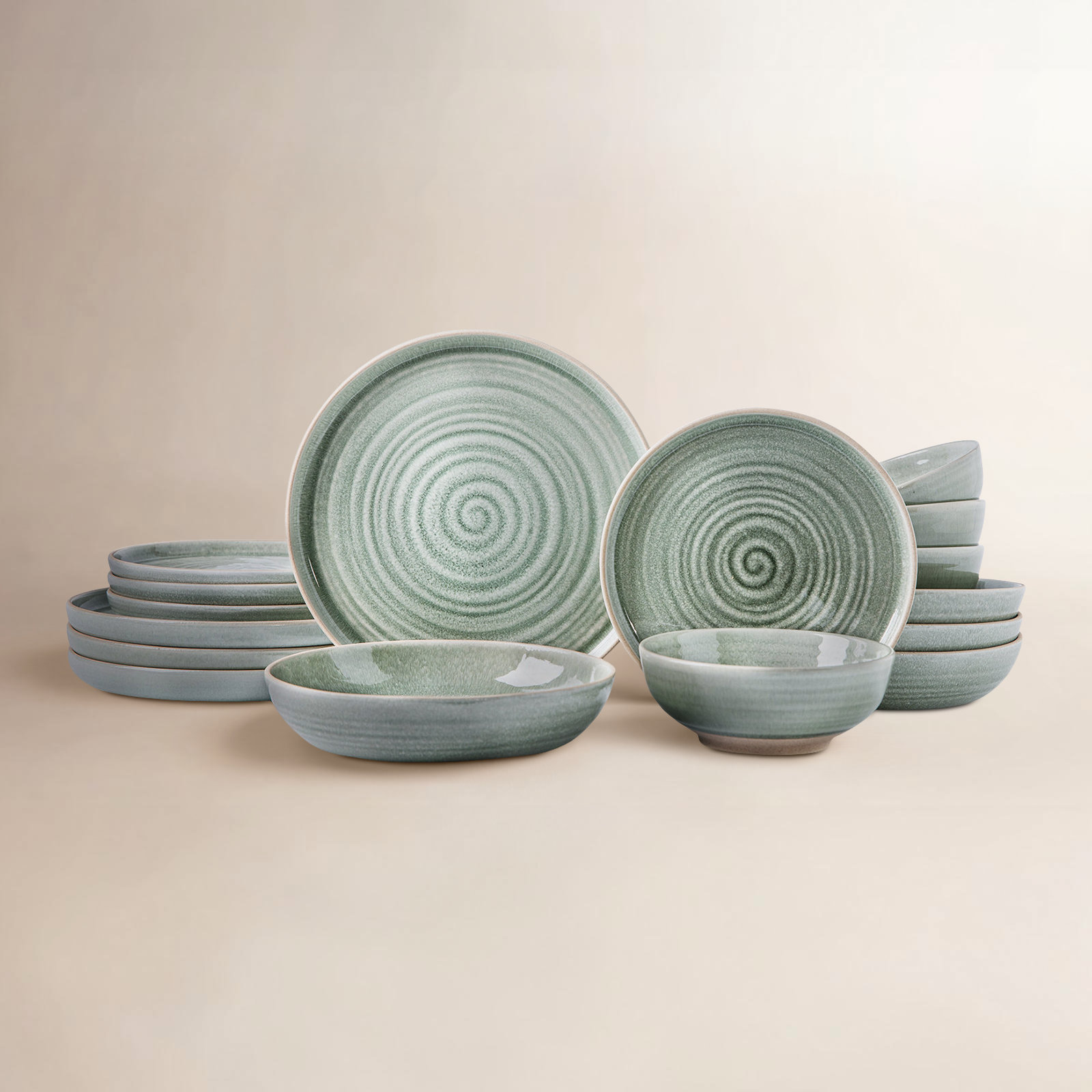 Ceramic Dinnerware Set - Service for 4
