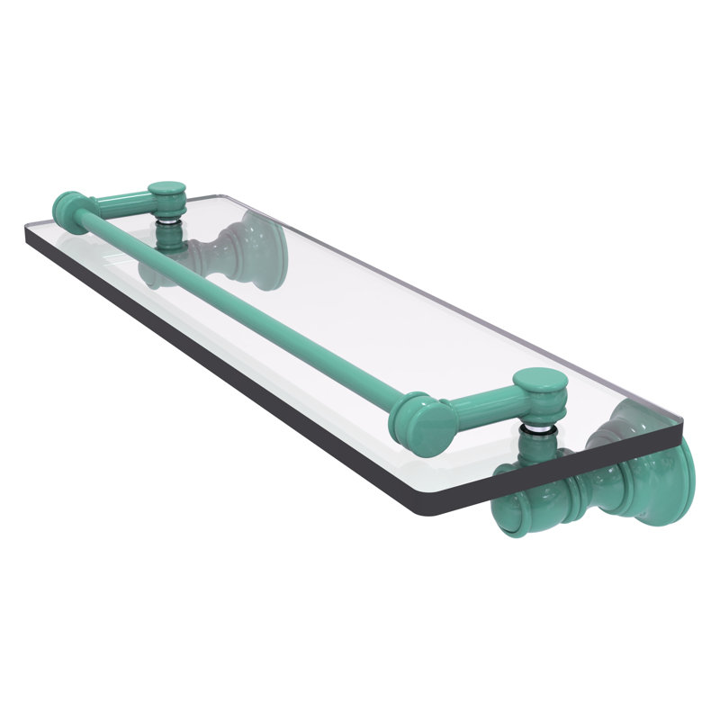 Tablette flottante Carolina, H 3,3 po x l 16 po x P 5,54 po, Vert écume de mer