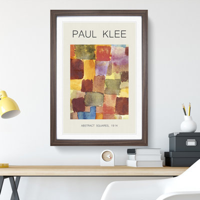 Squares by Paul Klee - Single Picture Frame Print