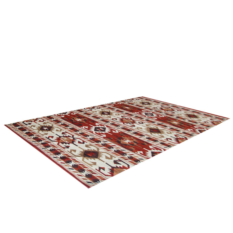 Southwestern Wool Hand Woven Area Rug, Rectangle 155 x 240cm