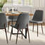 Ensemble de table de salle à manger rectangulaire moderne de 78,7 po avec 8 chaises rembourrées et pieds en métal Modern-875011874