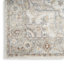 Tapis oriental gris tissé à la machine 8 pi x 10 pi