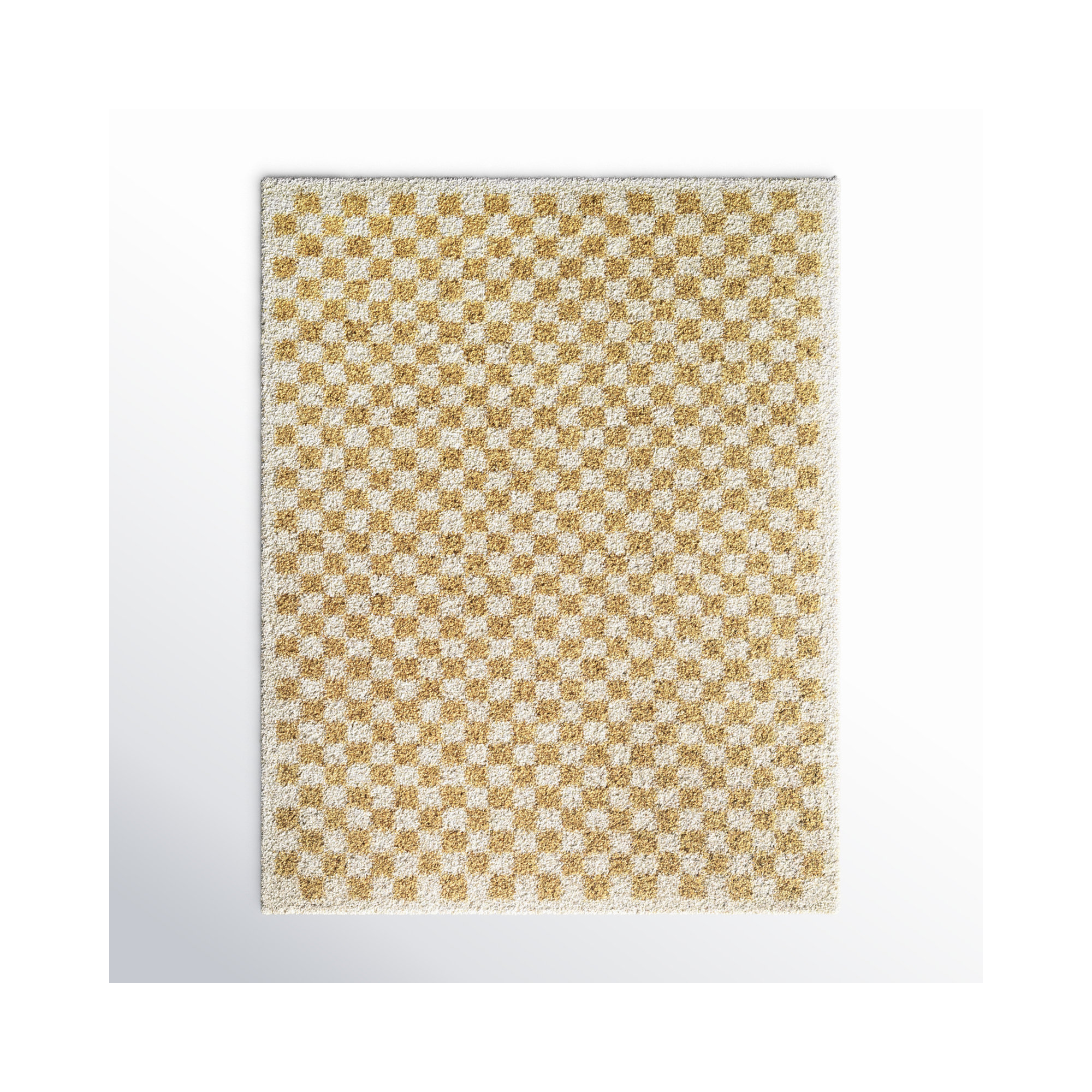 Walker Cream Rug, Rectangle 4'4" x 6'