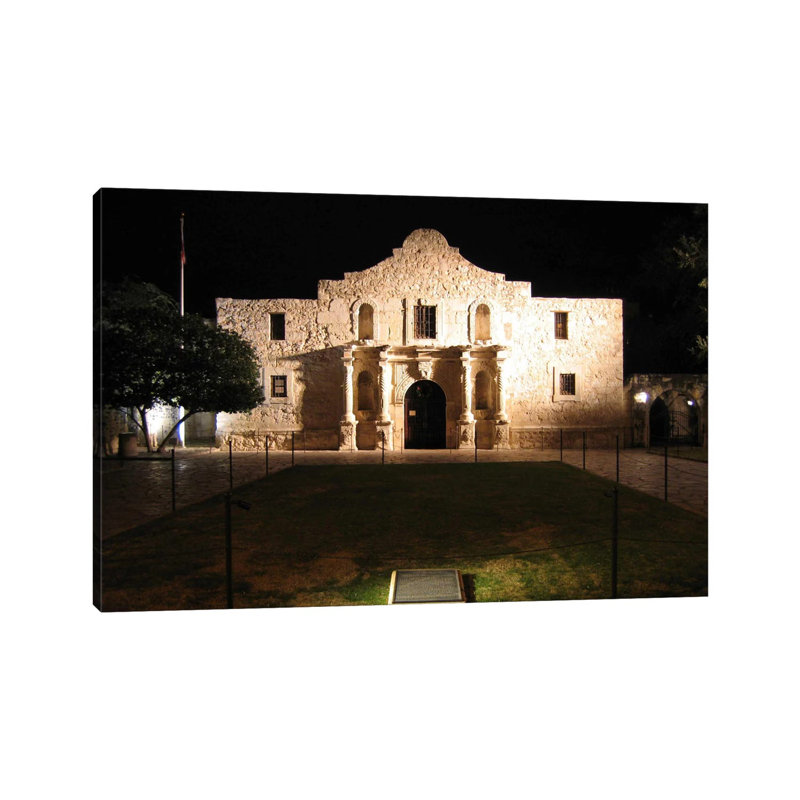 The Alamo - Wrapped Canvas Print, 101.6 cm H x 66.04 cm W x 1.91 cm D