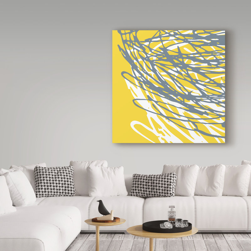 « brillance nest nest mixed », reproduction de peinture à l’acrylique sur toile tendue, H 35 po x l 35 po x P 2 po