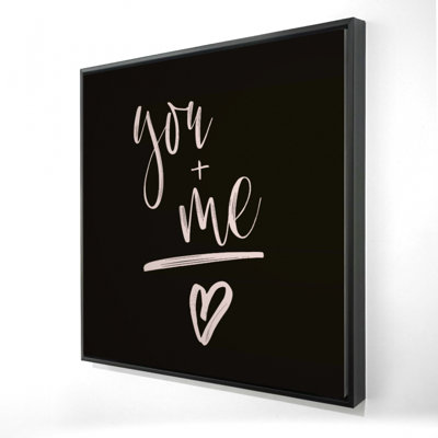 " You + Me "