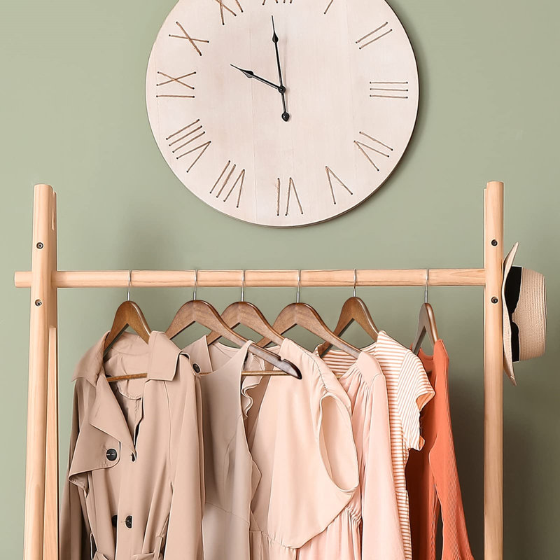 Paquet de 30 cintres en bois