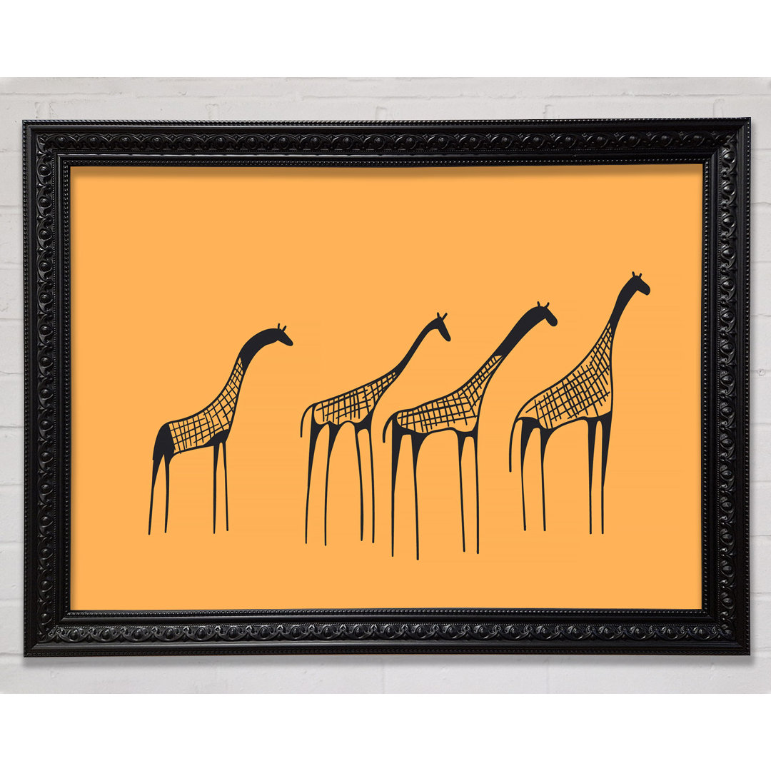 Afrikanische Giraffe - Druck