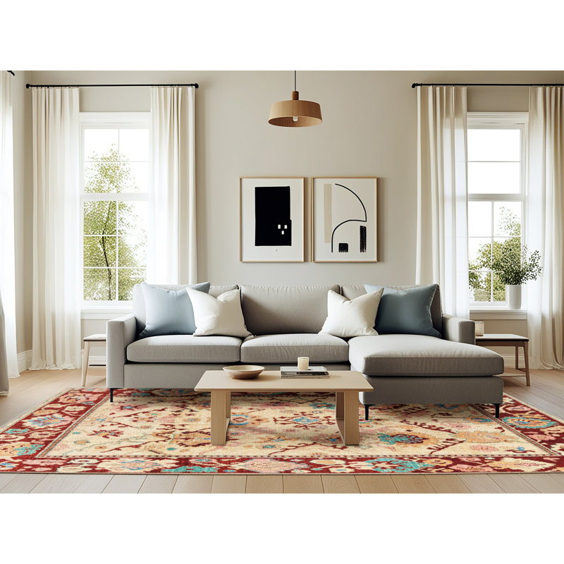 Tapis abstrait moderne 4332, Rectangle 6 pi x 9 pi