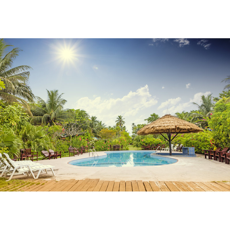Pool - Wrapped Canvas Print, 30cm H x 46cm W x 3.8cm D