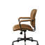 Chaise de bureau en cuir véritable