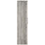 Armoire en bois d'ingénierie gris à 2 portes en bois d'ingénierie avec finition lisse pour une organisation de style bord de mer dans le salon