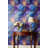 Abstract Wallpaper Marble Blue Mural Gold Wall Decor