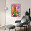 Art mural en verre Trinx «Foxy Dresser» par Dean Russo, ACR-50582-1896804560