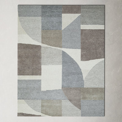 Linn Handmade Gray/Blue/Beige Rug