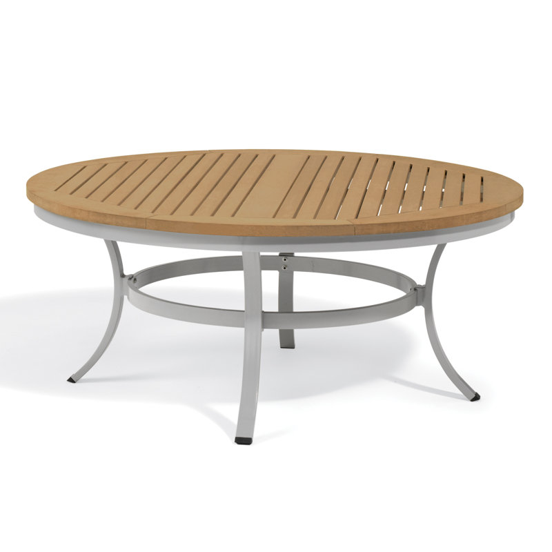 Travira 48" Chat Table, Tekwood Natural