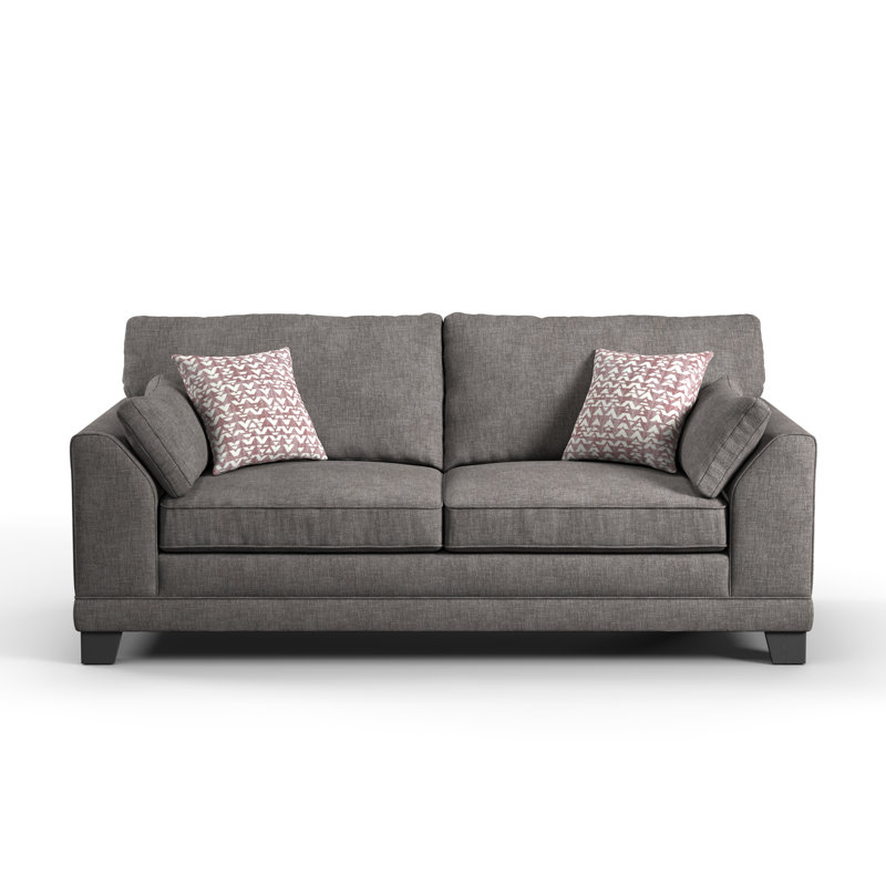 Nisha Aadil 3 Seater Sofa, Charcoal