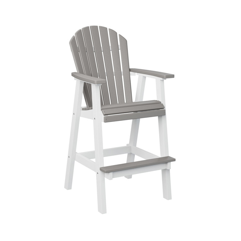 Berlin Gardens Comfo Back Bar Chair, 30", Black/Antique Mahogany