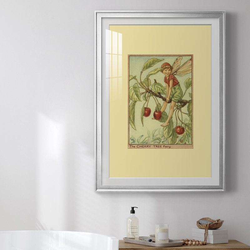 «The Cherry Tree Fairy», reproduction encadrée de qualité supérieure - prête à être accrochée, L 30,5 po x H 42,5 po