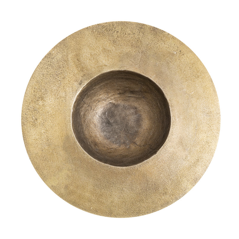 Barish Plate - Bronze, H 4 po x l 16 po x P 16 po, Laiton