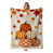 Feuilles de citrouilles à motifs