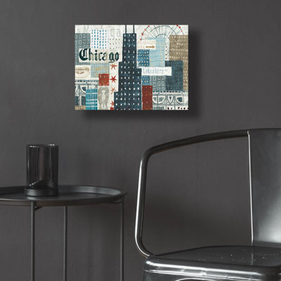 Art mural en verre «Hey Chicago 2» par Michael Mullan