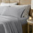 Luxury 4-piece King Sheets And Sheet Sets, Stretch Jersey, Cool Grey