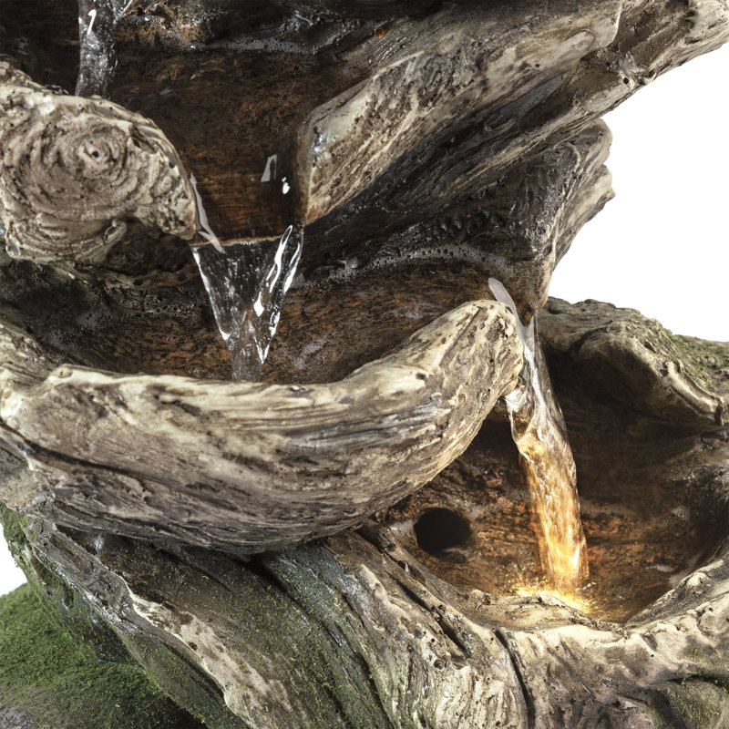 Ralon Fountain with Lights, 11" H x 6" W x 5" D