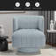 Chaise pivotante moderne rembourrée en tissu confortable pour salon 1 pièce-1704601135