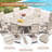 60" Round Metal Patio Dining Table-1876241696