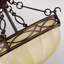 Pritzker Glass Semi Flush Mount