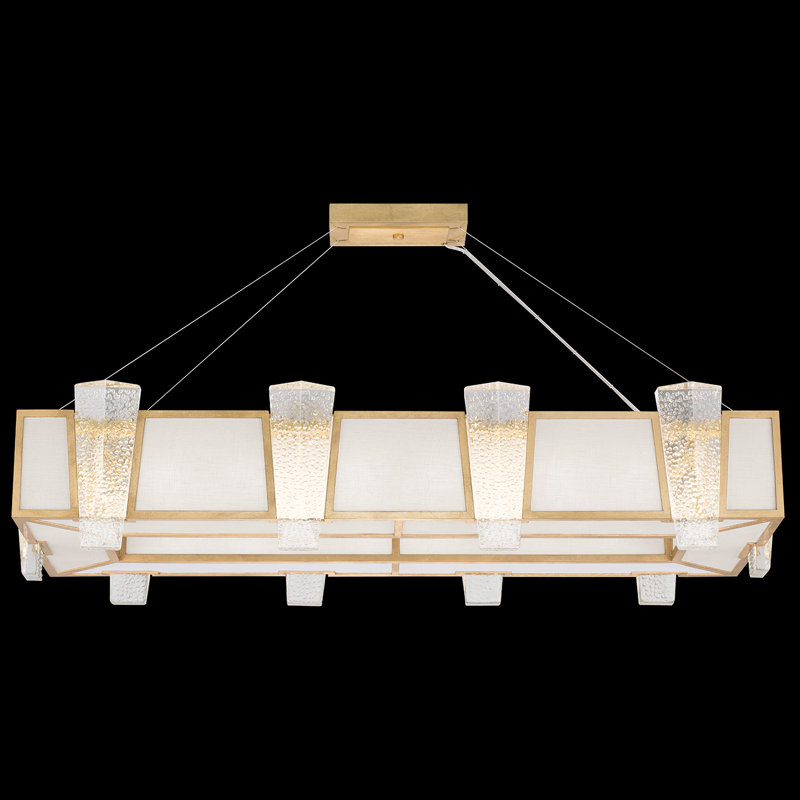 Crownstone 16 - Light Pendant, Fabric, Gold