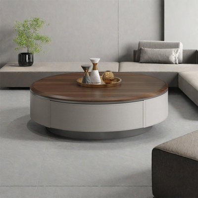 Table basse ronde de luxe légère